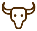 Bull horns icon